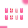 12 Sizes-24 Pcs Press On Nails C1945