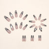 12 Sizes-24 Pcs Press On Nails Z550