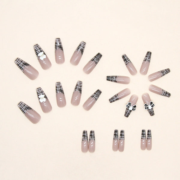 12 Sizes-24 Pcs Press On Nails Z550