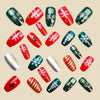 12 Sizes-24 Pcs Press On Nails Y1269
