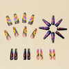 12 Sizes-24 Pcs Press On Nails Y075
