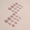 12 Sizes-24 Pcs Press On Nails Z740