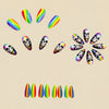 12 Sizes-24 Pcs Press On Nails Y990