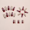 12 Sizes-24 Pcs Press On Nails W1873