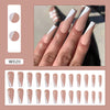 12 Sizes-24 Pcs Press On Nails W020