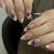 12 Sizes-24 Pcs Press On Nails W2155