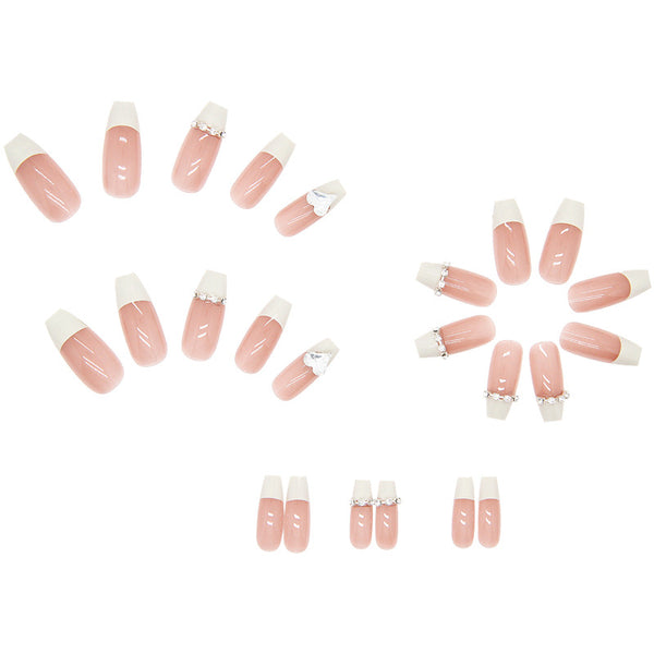 12 Sizes-24 Pcs Press On Nails Z226