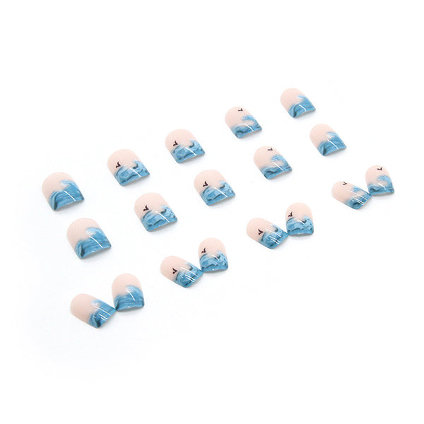 12 Sizes-24 Pcs Press On Nails W212