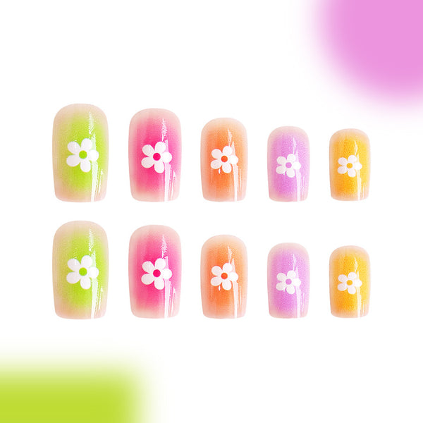 12 Sizes-24 Pcs Press On Nails C447