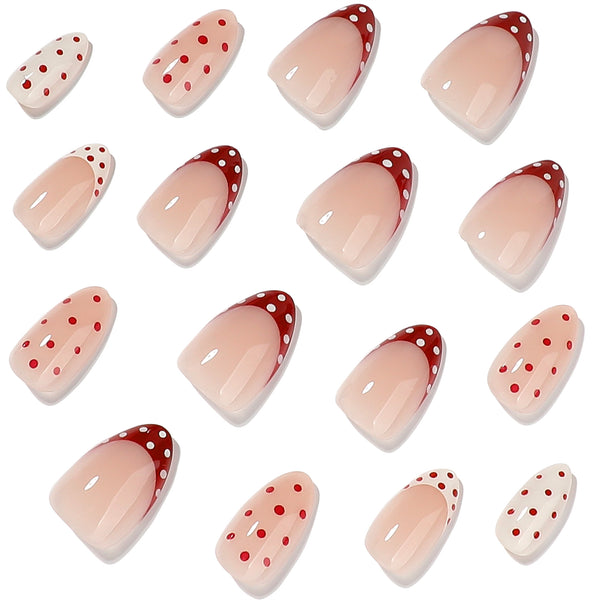 12 Sizes-24 Pcs Press On Nails JP4430