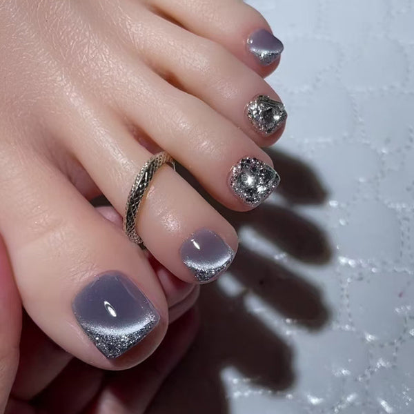 12 Sizes-24 Pcs Press On Nails F162