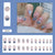 12 Sizes-24 Pcs Press On Nails Z243