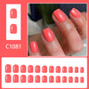 12 Sizes-24 Pcs Press On Nails C1081