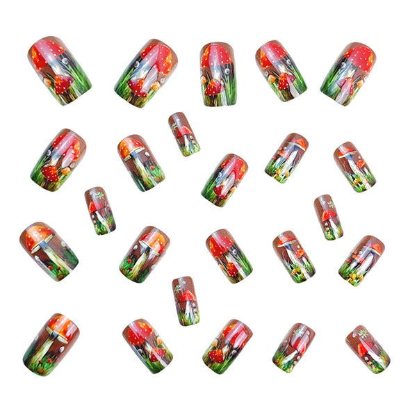 12 Sizes-24 Pcs Press On Nails Y836-2
