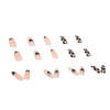 12 Sizes-24 Pcs Press On Nails Z182