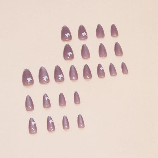 12 Sizes-24 Pcs Press On Nails W1547