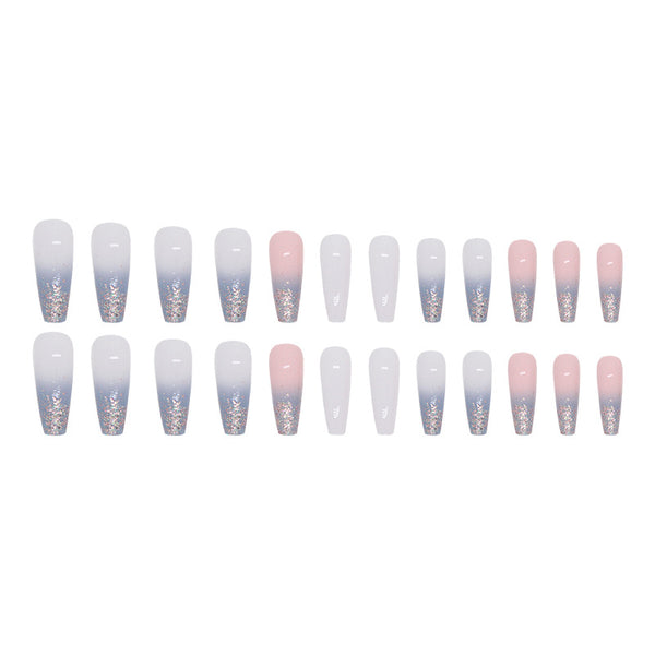12 Sizes-24 Pcs Press On Nails W699
