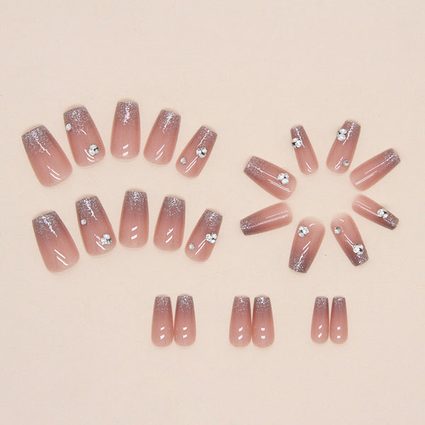 12 Sizes-24 Pcs Press On Nails Z681