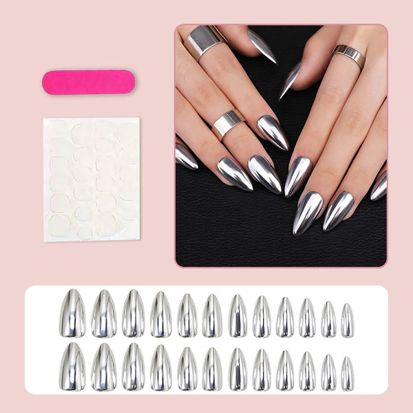 12 Sizes-24 Pcs Press On Nails HYC-DD-495