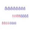 12 Sizes-24 Pcs Press On Nails JP3717