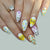 12 Sizes-24 Pcs Press On Nails C1642
