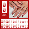 12 Sizes-24 PcsPress On Nails C785