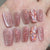 12 Sizes-24 Pcs Press On Nails MY018