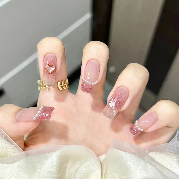 12 Sizes-24 Pcs Press On Nails Z446