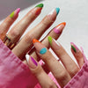 12 Sizes-24 Pcs Press On Nails JP1984