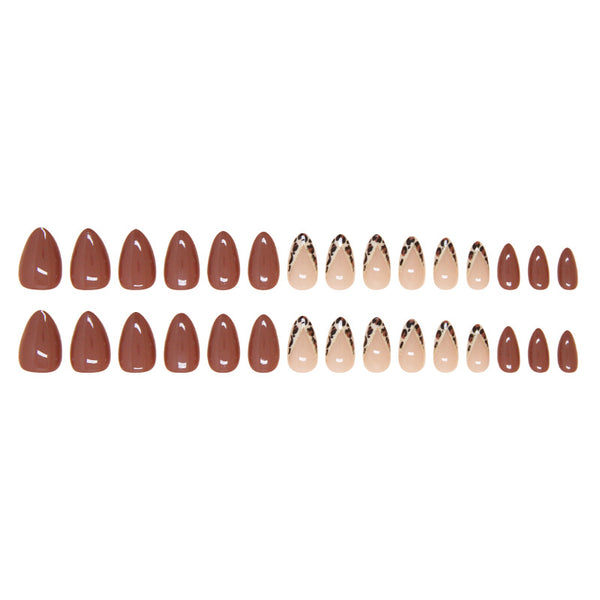 12 Sizes-24 Pcs Press On Nails W1647