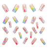 12 Sizes-24 Pcs Press On Nails Y492