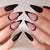 12 Sizes-24 Pcs Press On Nails JP1798