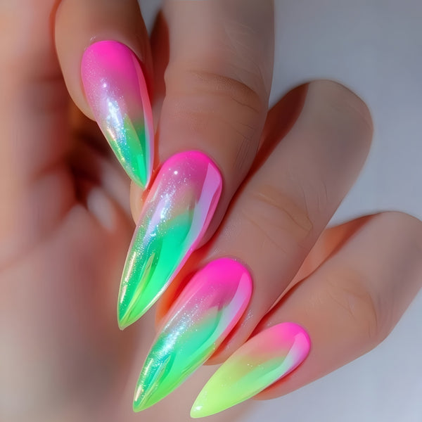 12 Sizes-24 Pcs Press On Nails Y1450