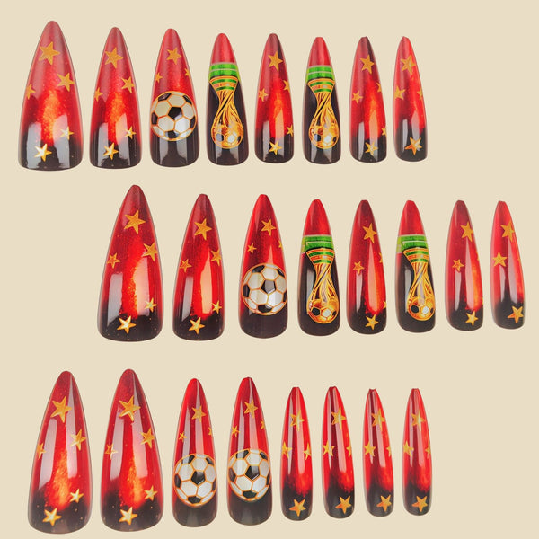 12 Sizes-24 Pcs Press On Nails y2064-z-24