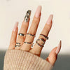 12 Sizes-24 Pcs Press On Nails JP1356