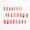 12 Sizes-24 Pcs Press On Nails JP1302