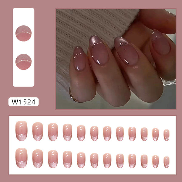 12 Sizes-24 Pcs Press On Nails W1524