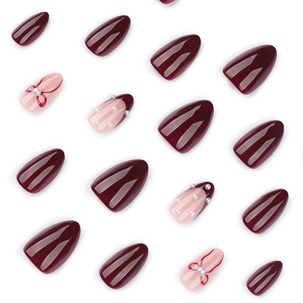 12 Sizes-24 Pcs Press On Nails JP4285