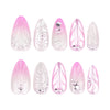 12 Sizes-24 Pcs Press On Nails JP3680