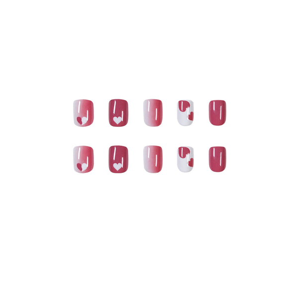 12 Sizes-24 Pcs Press On Nails JP1021