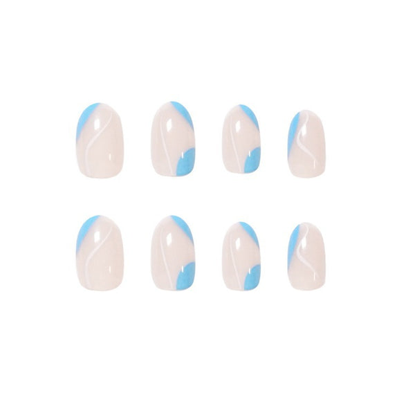 12 Sizes-24 Pcs Press On Nails JP1351