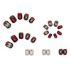 12 Sizes-24 Pcs Press On Nails R308