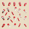 12 Sizes-24 Pcs Press On Nails Y416