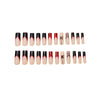 12 Sizes-24 Pcs Press On Nails Y125