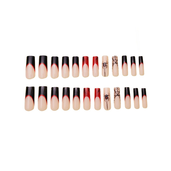 12 Sizes-24 Pcs Press On Nails Y125