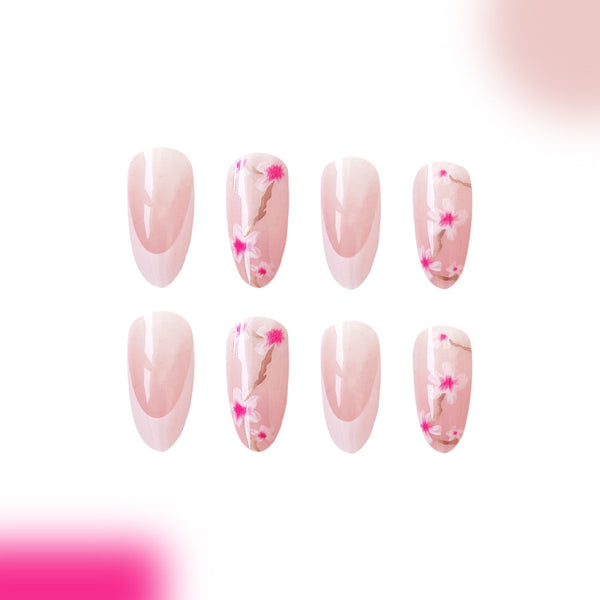 12 Sizes-24 Pcs Press On Nails C847