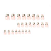 12 Sizes-24 Pcs Press On Nails JP2019