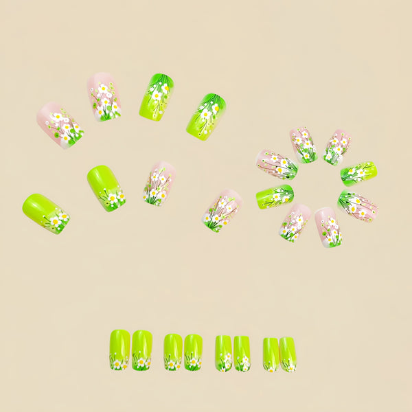 12 Sizes-24 Pcs Press On Nails Y873