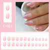 12 Sizes-24 Pcs Press On Nails C1023