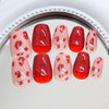 12 Sizes-24 Pcs Press On Nails R904